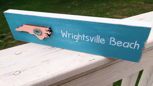 NC Beaches Shelf Décor