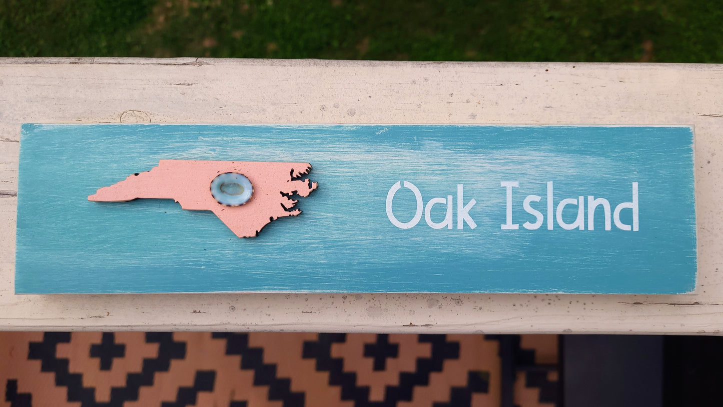 NC Beaches Shelf Décor