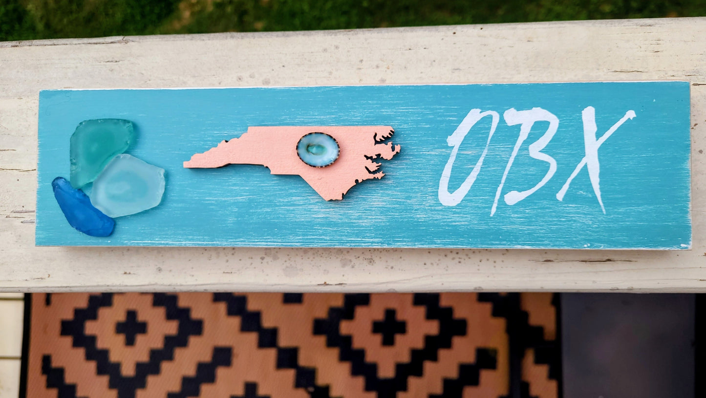 NC Beaches Shelf Décor