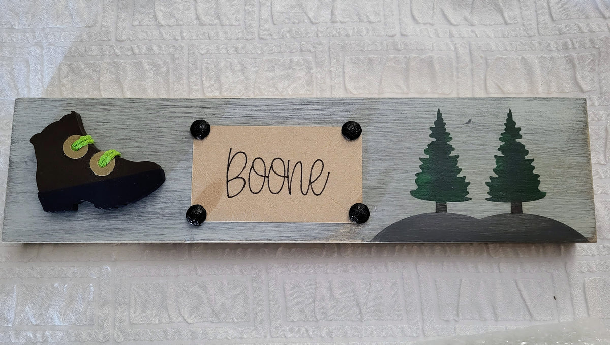 NC Hiking Shelf Decor (Custom)