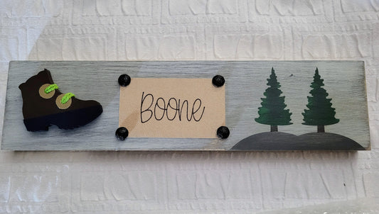 NC Hiking Shelf Decor (Custom)