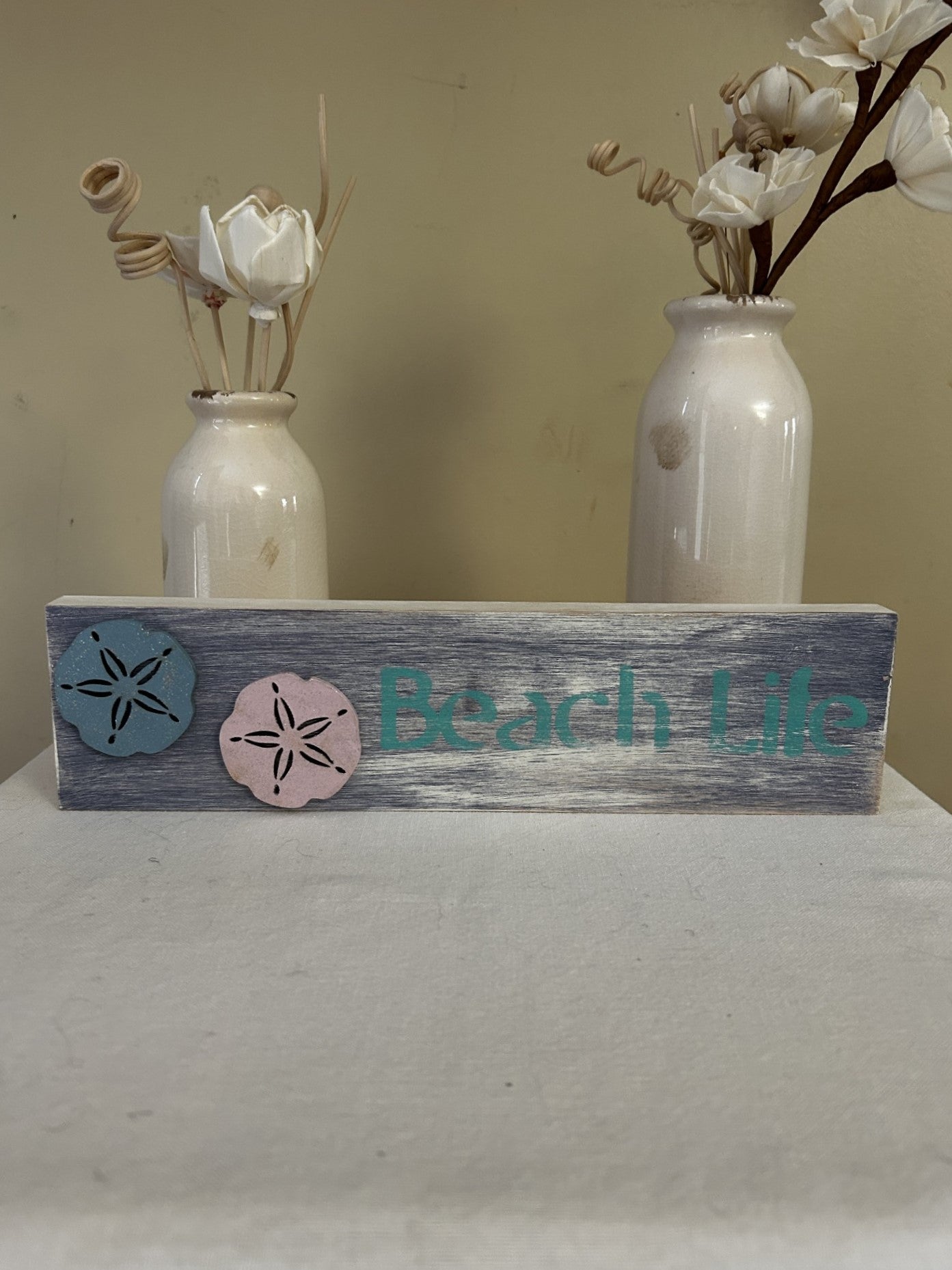Rustic Crafts/ “Beach Life” Shelf Décor