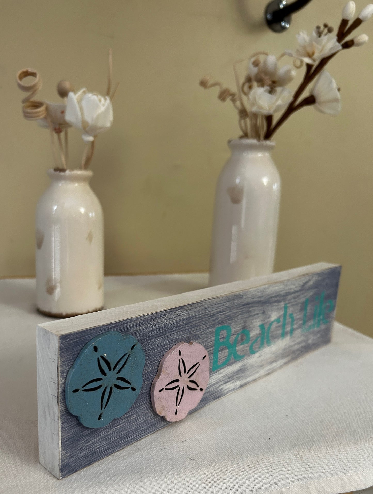Rustic Crafts/ “Beach Life” Shelf Décor