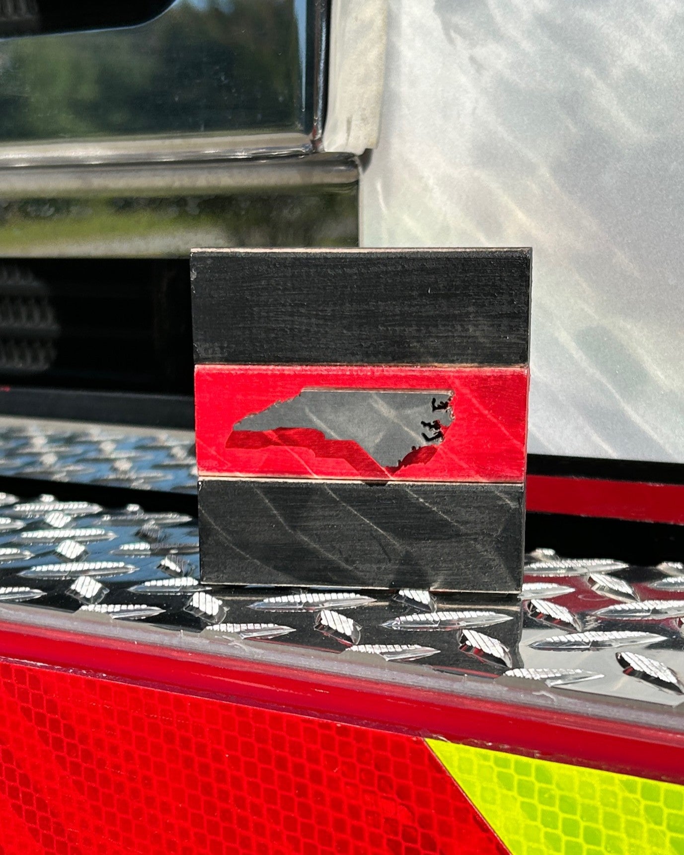 Firefighter Crafts/ “Thin Red Line” Shelf Décor
