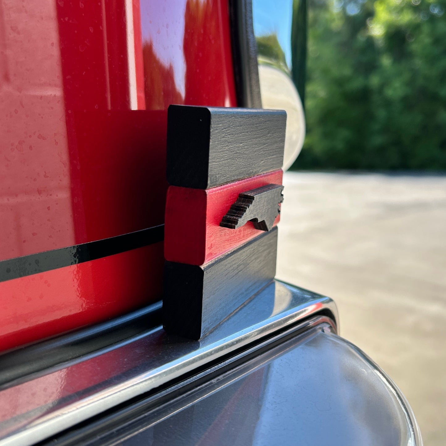 Firefighter Crafts/ “Thin Red Line” Shelf Décor