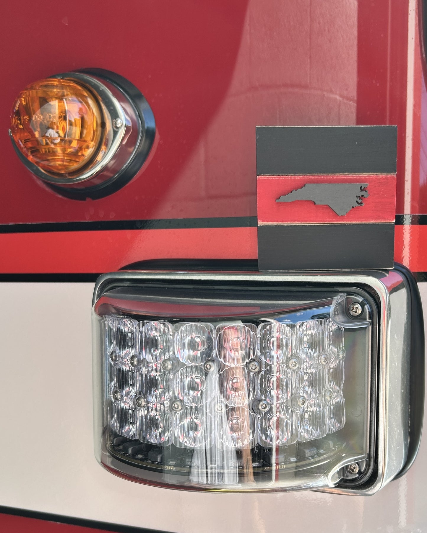 Firefighter Crafts/ “Thin Red Line” Shelf Décor