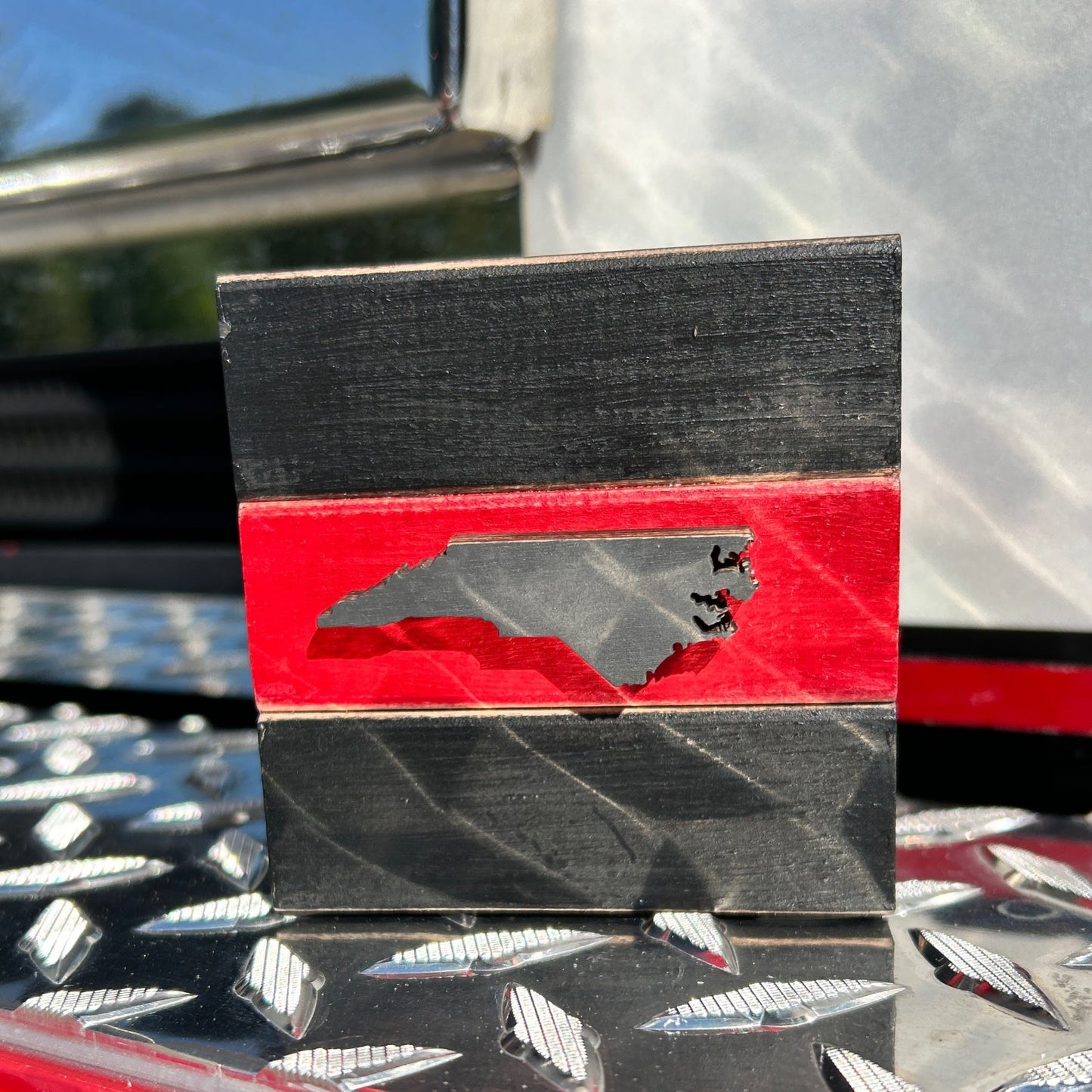 Firefighter Crafts/ “Thin Red Line” Shelf Décor