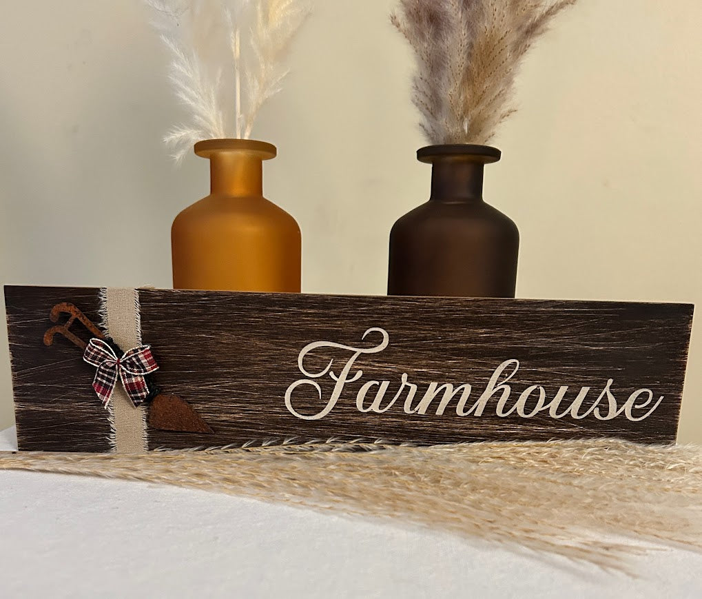 Rustic Crafts/ “Farmhouse” Shelf Décor
