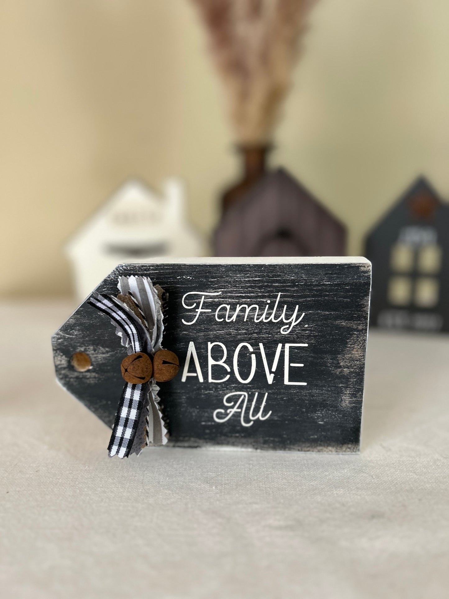Rustic Crafts/Personalized “Home” Shelf Décor Set