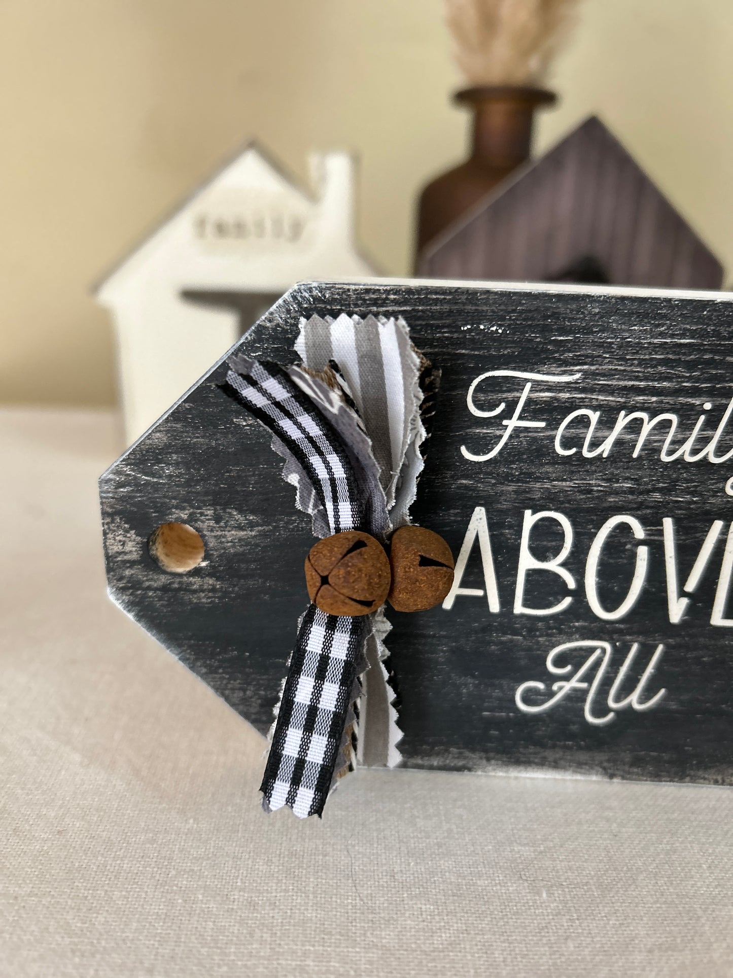Rustic Crafts/Personalized “Home” Shelf Décor Set
